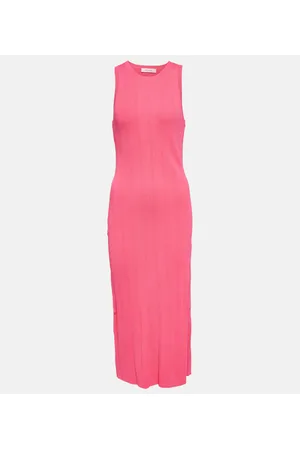 Frame Ribbed-knit midi dress
