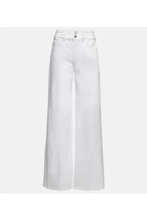 Frame High-rise wide-leg pants