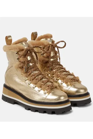 Jimmy Choo Chike shearling-lined leather ankle boots