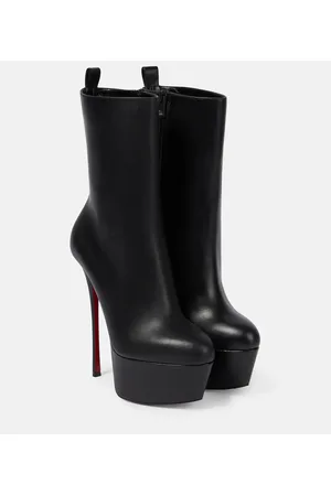 Christian Louboutin Dolly Booty Alta 160 leather platform boots