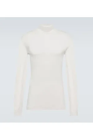 LEMAIRE Cotton jersey turtleneck top