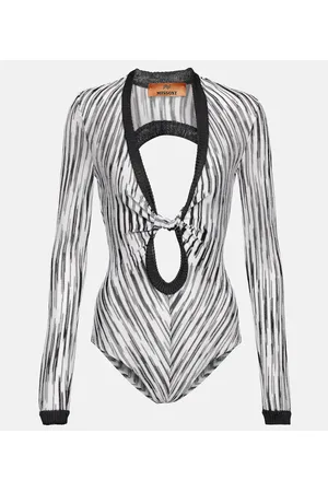 Missoni Space-dyed cutout bodysuit