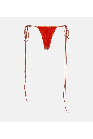 LAQUAN SMITH Sequined side-tie panties