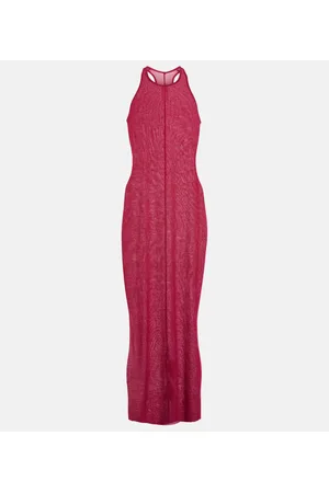 Rick Owens Printed sheer midi dress