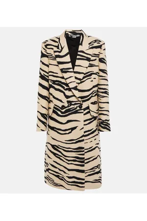 Stella McCartney Printed double-breasted coat