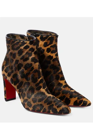 Christian Louboutin Suprabooty 85 leopard-print ankle boots