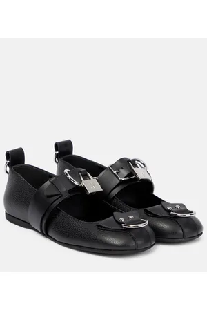 J.W.Anderson Lock leather ballet flats