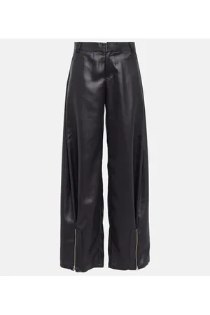 Didu Zip-detail silk wide-leg pants