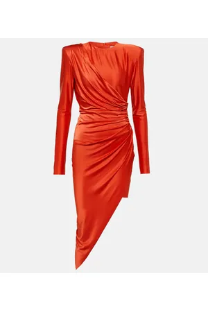 ALEXANDRE VAUTHIER Draped midi dress