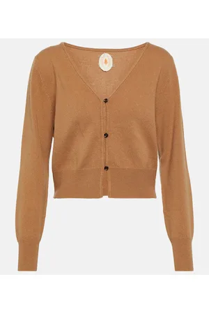 Jardin des Orangers Cropped wool and cashmere cardigan
