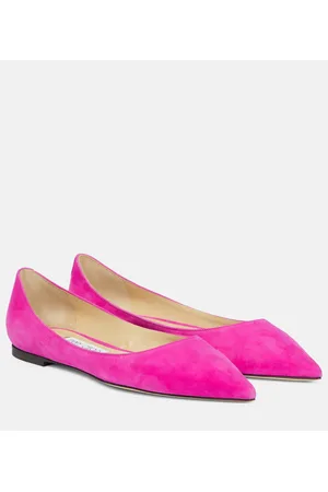 Jimmy Choo Love leather ballet flats