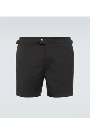 Tom Ford Side-buckle swim trunks