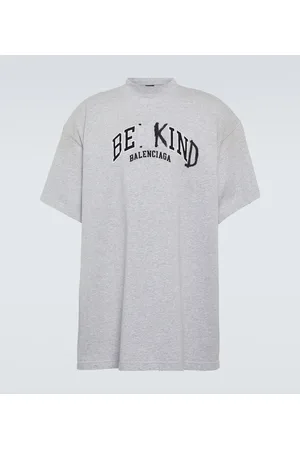 Balenciaga Embroidered cotton jersey T-shirt