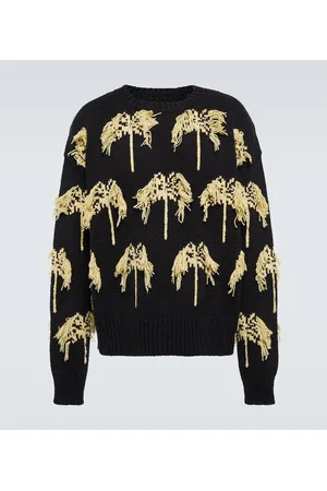 Jil Sander Intarsia wool and cotton sweater
