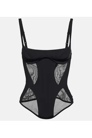 MUGLER Bonded Illusion bustier