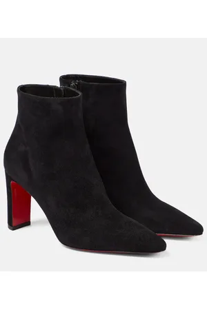 Christian Louboutin Suprabooty 85 suede ankle boots