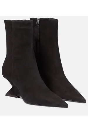 The Attico Cheope suede leather ankle boots 60mm