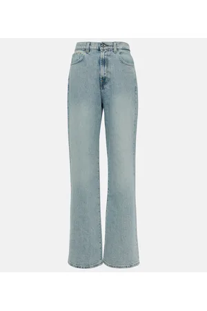 7 for all Mankind High-rise straight-leg jeans