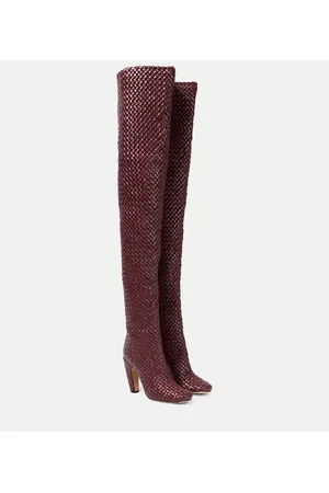 Bottega Veneta Canalazzo leather over-the-knee boots