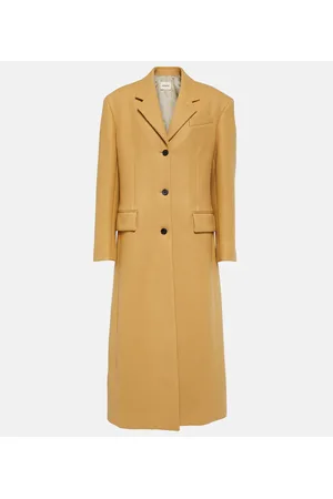 Khaite Single-breasted wool-blend coat