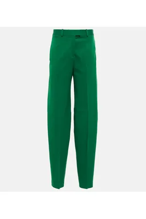 The Attico Wide-leg wool-blend pants