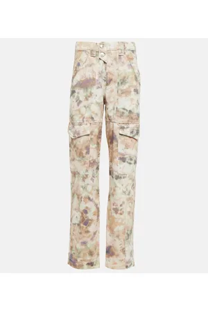 Marant Etoile Vayoneo printed denim cargo pants