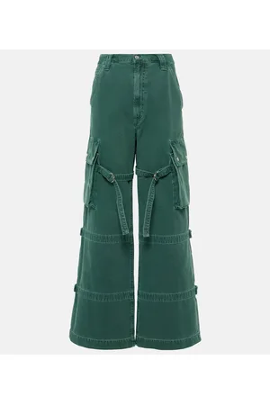 AGOLDE Vivian Strap mid-rise wide-leg jeans