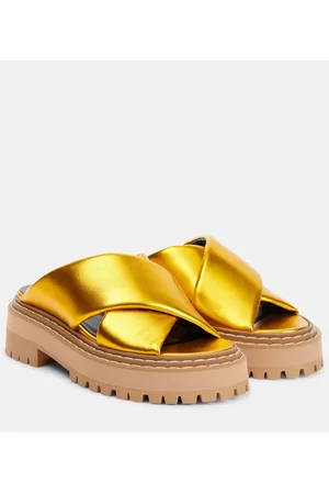 Proenza Schouler Metallic leather sandals