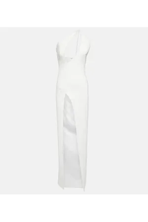 Monot MÃ´not One-shoulder keyhole gown