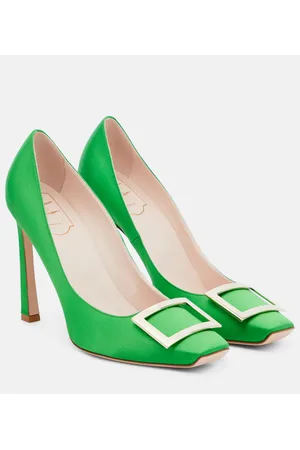 Roger Vivier Trompette satin pumps