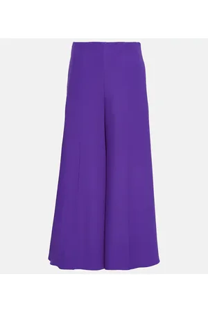 VALENTINO Silk wide-leg pants