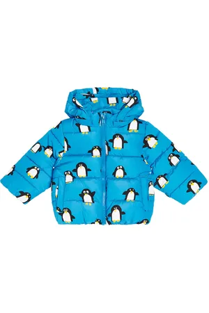 Stella McCartney Baby printed hooded puffer jacket