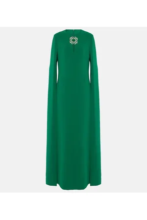 Elie saab Embellished cady gown