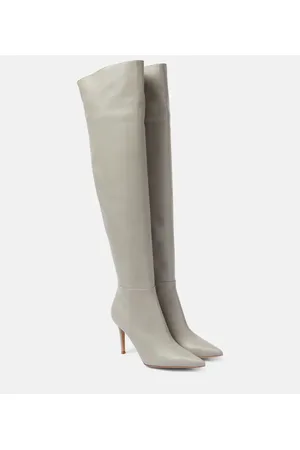 Gianvito Rossi Jules leather over-the-knee boots