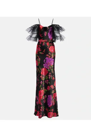 RODARTE Tiered silk tulle gown