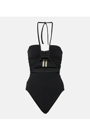 Rick Owens Halterneck cutout swimsuit