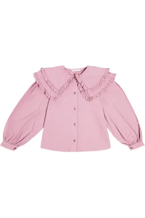 The New Society Jimena ruffled cotton top
