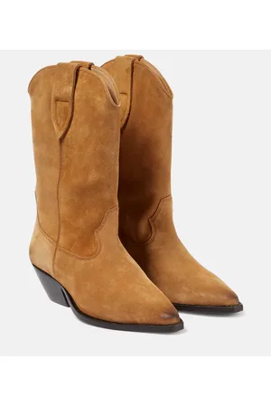 Isabel Marant Duerto suede ankle cowboy boots