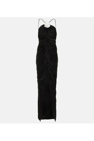 Rasario Floral-appliquÃ© chiffon gown