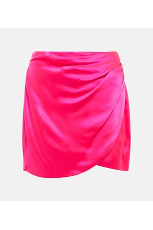 The Sei Wrap silk miniskirt
