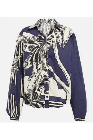 JOHANNA ORTIZ Printed cotton shirt