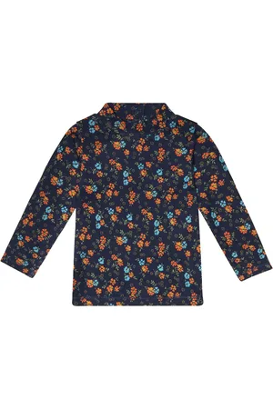 Caramel Baby Forgo floral long-sleeved top