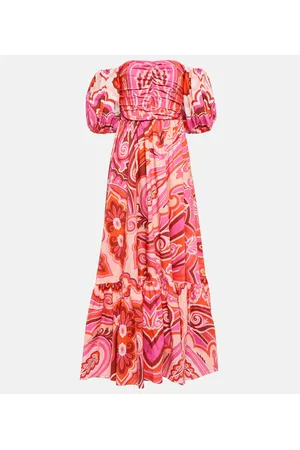 Etro Paisley cotton-blend midi dress