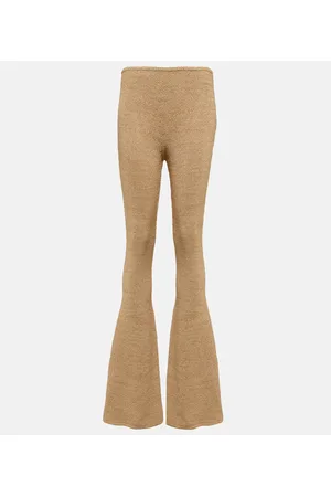 MAGDA BUTRYM Crochet high-rise flared leggings
