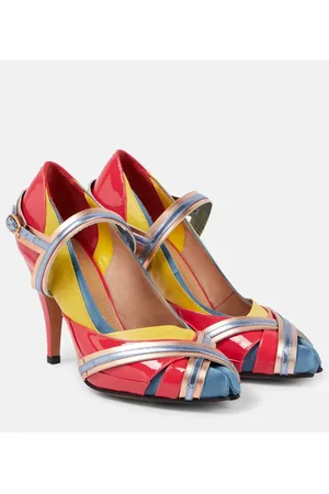 Maison Margiela Tabi embellished leather pumps