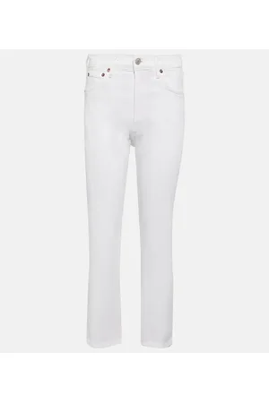 AGOLDE Riley high-rise cropped jeans