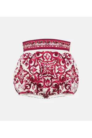 Dolce & Gabbana Majolica cotton shorts