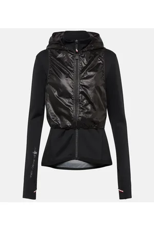 Moncler Technical jersey zip-up hoodie