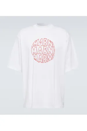 Marni Printed cotton jersey T-shirt