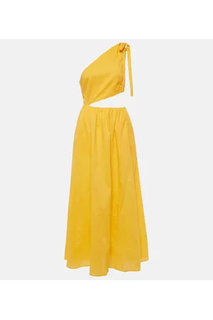 Marysia Alberobello cutout cotton midi dress